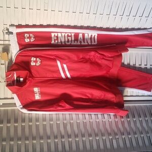 England Football Team red and white vintage training jogger sweatpants set XL
